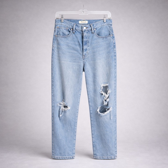 Madewell - The Dadjean in Greenvale Wash - Ripped Edition - Picture 8 of 9
